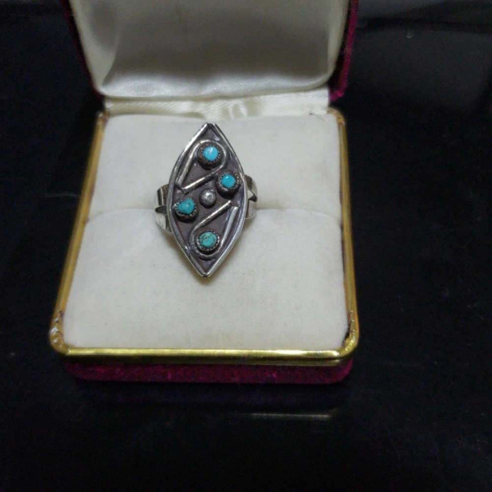 Turquoise ring - Native American Indian